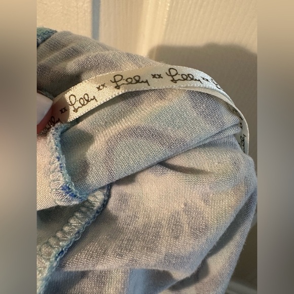 LILLY PULITZER Small Paulina Jumpsuit Sunset Swim Blue Green Tank Cropped Slim - Picture 8 of 15